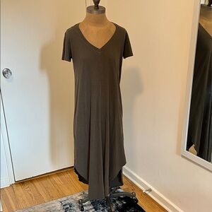 Z Supply Casual Olive Green Maxi Dress